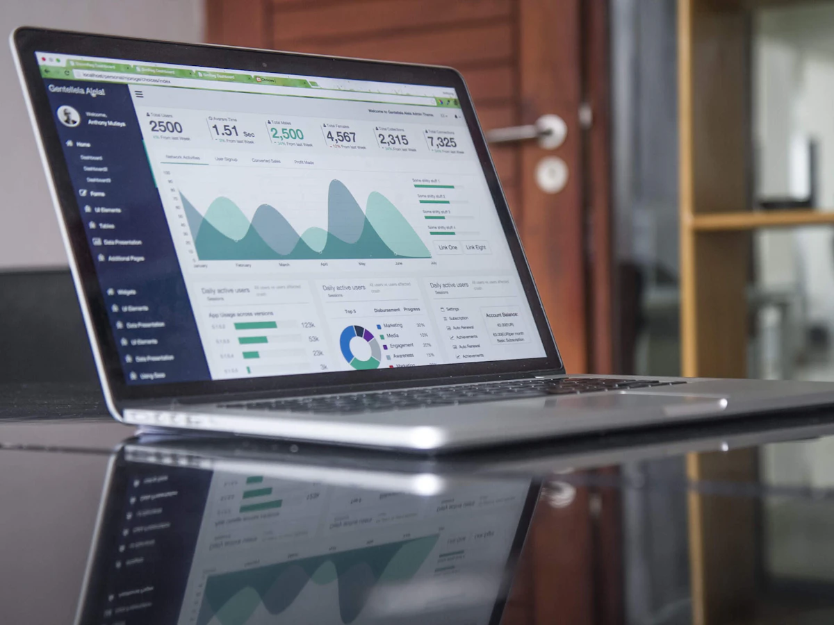 Analytics showing donation sources and conversion